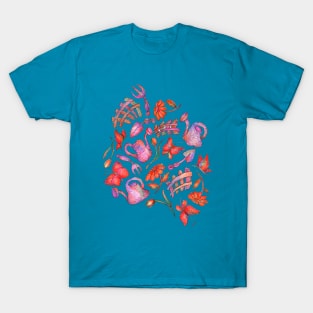 garden pattern T-Shirt